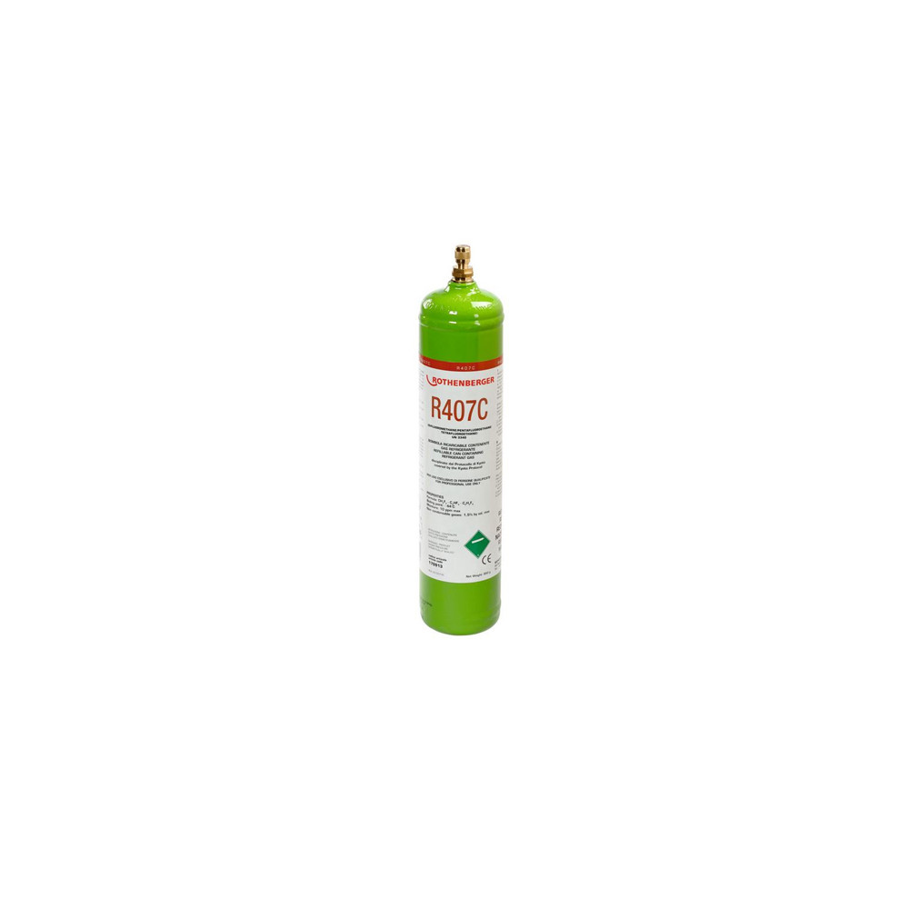 Botella de gas refrigerante R407C 1 litro