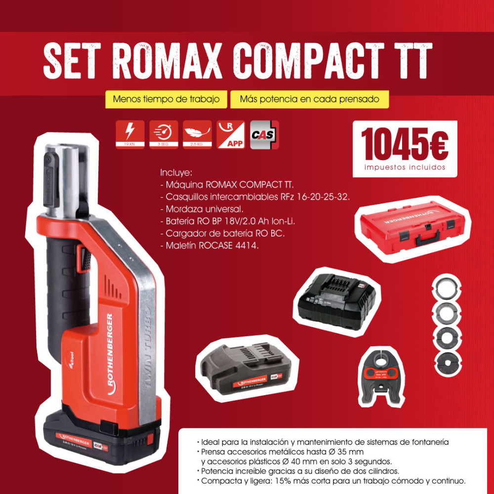 Máquina de prensar ROMAX compact TT