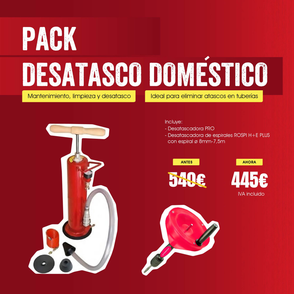 Pack Desatasco Doméstico