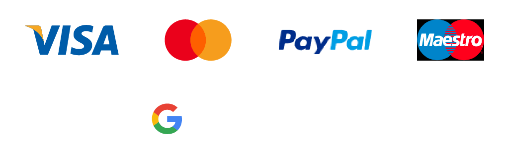 Pago seguro con Visa, Paypal y otros